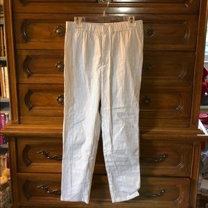 cry baby linen striped pants